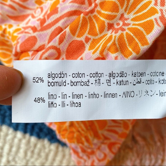 🍊 ZARA ORANGE PINK FRONT TWIST CROP TOP! - Picture 9 of 13